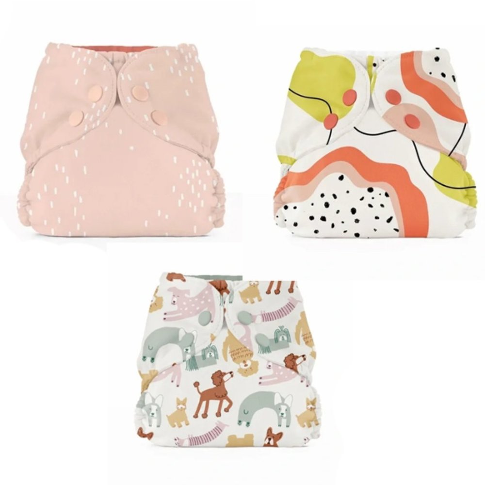 3X Esembly outer diaper covers size 2